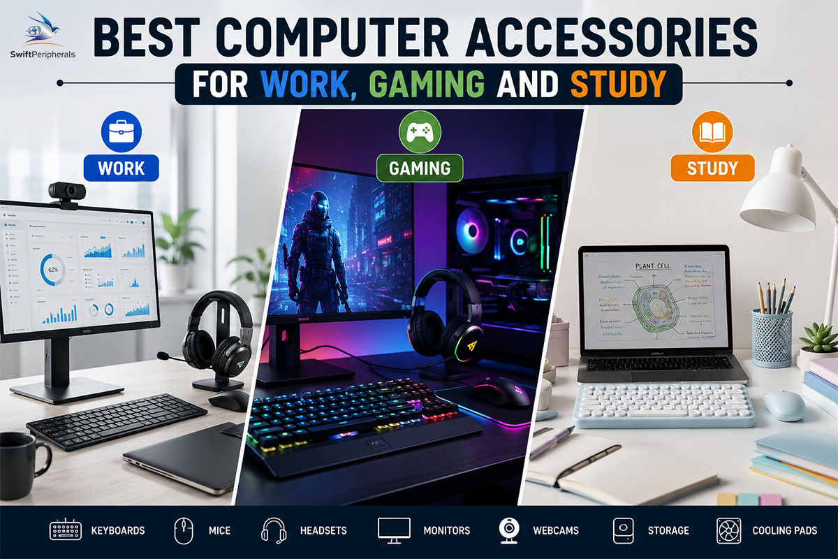 Best Computer Accessories for Work, Gaming and Study