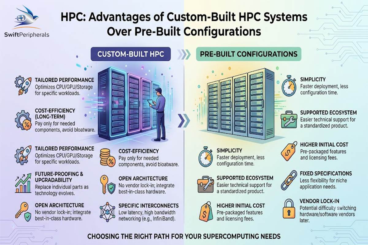 HPC: Advantages of Custom-Built HPC Systems Over Pre-Built Configurations