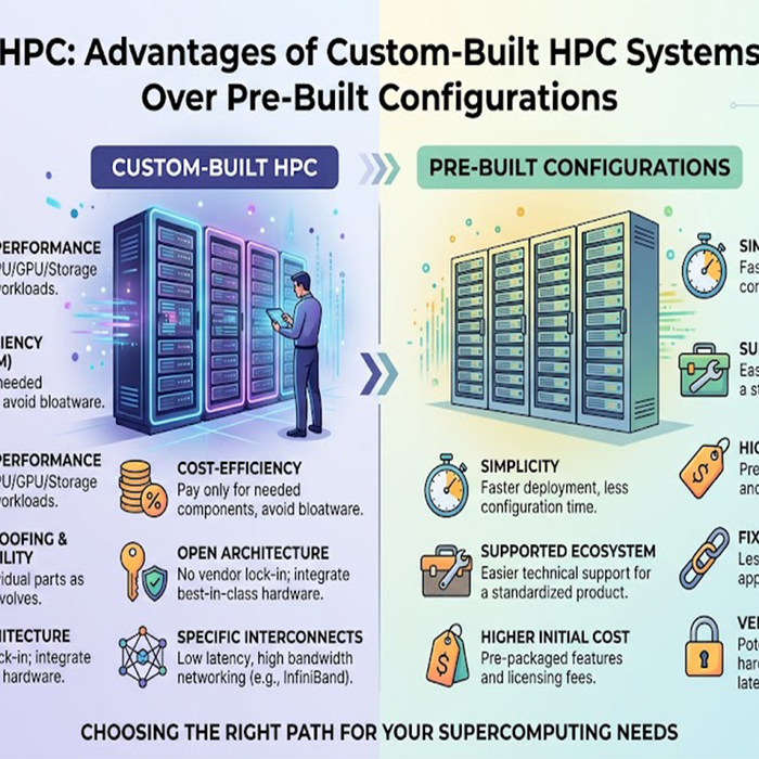 HPC: Advantages of Custom-Built HPC Systems Over Pre-Built Configurations