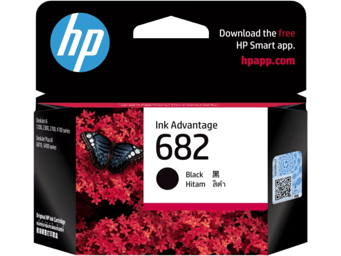 HP 682 Original Ink Advantage Cartridge (Black)