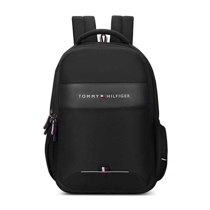 Tommy Hilfiger Black Joshua Laptop Backpack