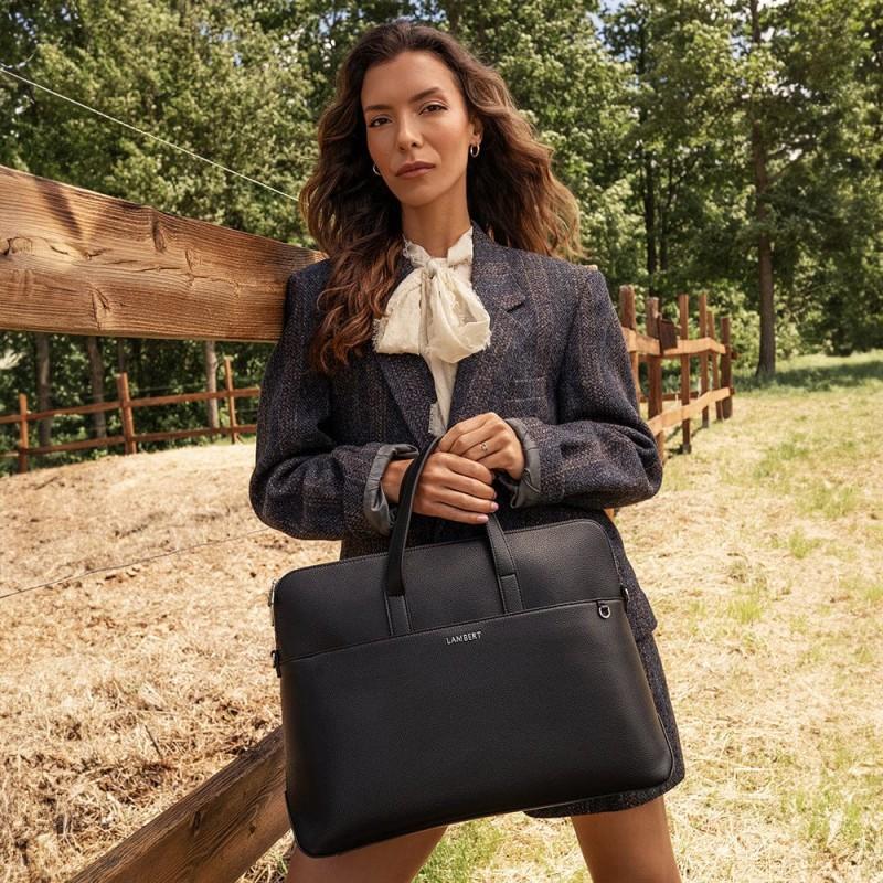 K London Slim Vegan Leather Office Bag