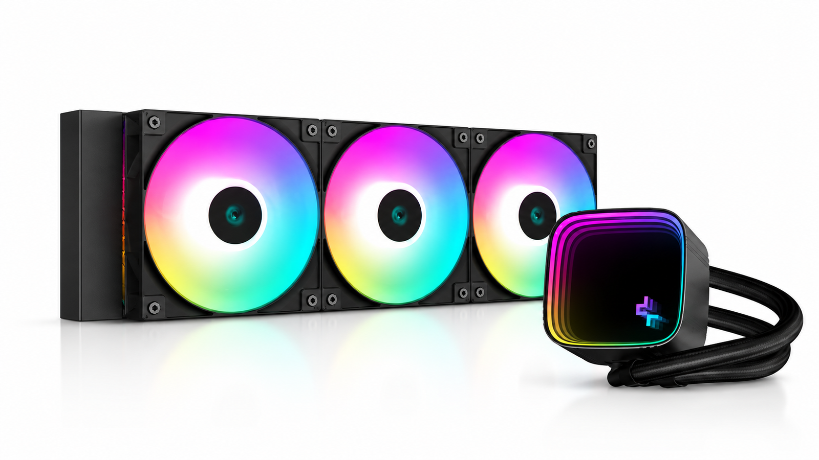 DEEPCOOL INFINITY LS720 SE 360MM ARGB AIO LIQUID COOLER BLACK