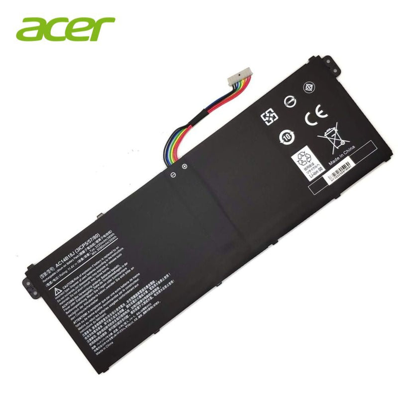 Acer AC14B18J Original OEM 3220mAh 11.4V 36Wh 3 Cell Laptop Battery for Select Acer Laptops - SWIFT PERIPHERALSAC14B18J-OEM