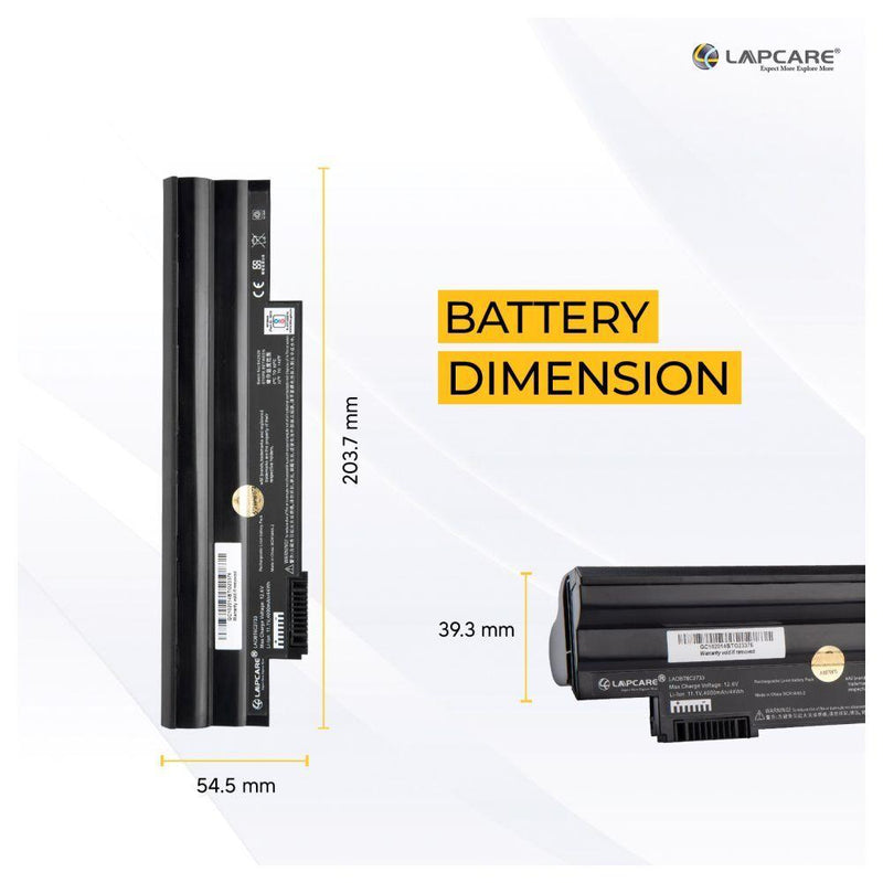 Acer AL10A31 AL10B31 AL10G31 Compatible Laptop Battery 48.84Whr 4400mAh 11.1V 6 Cell - SWIFT PERIPHERALSLAOBT6C2733