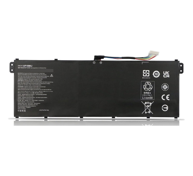 Acer AP16M5J Original OEM 37Wh 4810mAh 7.7V 2 Cell Laptop Battery for Select Acer Laptops - SWIFT PERIPHERALSAP16M5J-OEM
