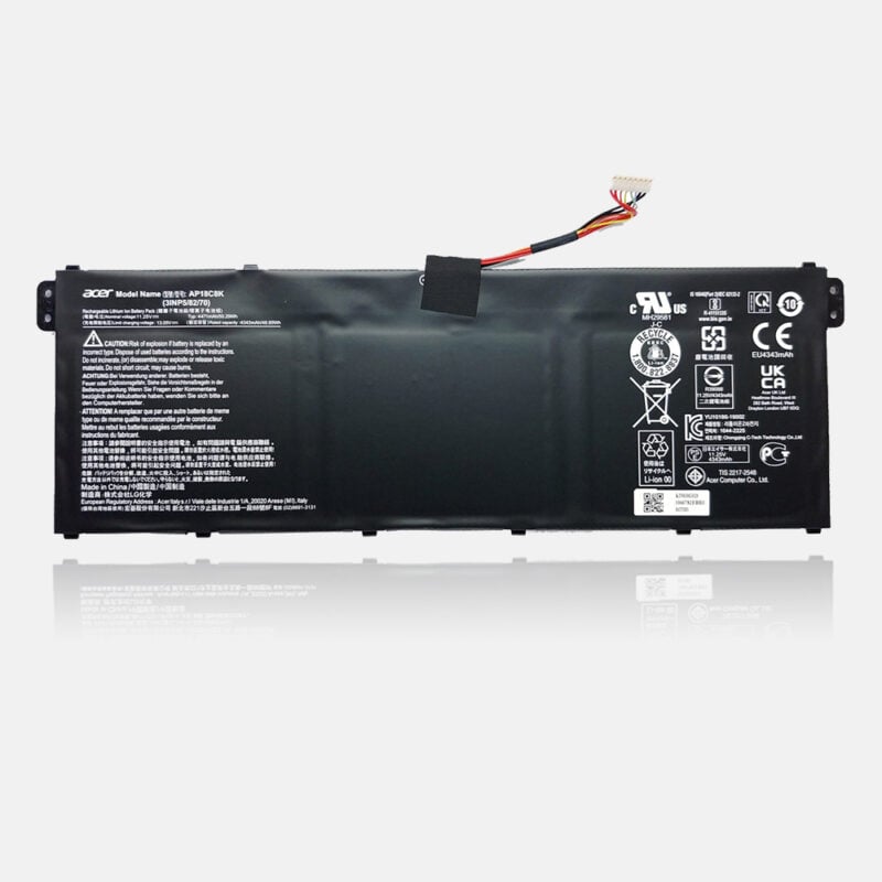 Acer AP18C8K Original OEM 48Whr 4471mAh 11.25V 3 Cell Laptop Battery for Select Acer Laptops - SWIFT PERIPHERALSAP18C8K-OEM