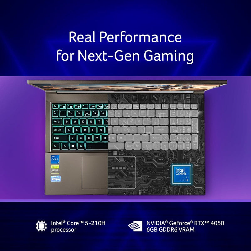 ACER ASPIRE 7 A715 - 79G UN.U35SI.002 [CORE5 - 210H/16GB/512GB SSD/WIN11 HOME/15.6"/6GB - RTX4050 GRAPHICS/1 YEAR(S)/BLACK] - SWIFT PERIPHERALS1096039