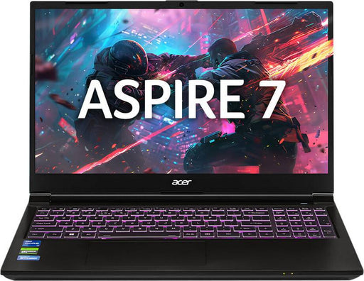 ACER ASPIRE 7 INTEL CORE I5 13TH GEN 13420H - (16 GB/512 GB SSD/WINDOWS 11 HOME/6 GB GRAPHICS/NVIDIA GEFORCE RTX 3050) A715 - 79G GAMING LAPTOP (15.6 INCH, BLACK, 1.99 KG) UN.34PSI.001 - SWIFT PERIPHERALS1094775