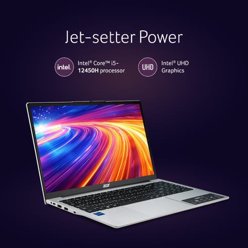 ACER ASPIRE AL15 - 52H UN.347SI.00A [CI5 - 12450H/16GB/512GB SSD/WIN11 HOME+MS24/15.6"/INTEGRATED GRAPHICS/1 YEAR(S)/SILVER/BACKLIT KBD] - SWIFT PERIPHERALS1095478