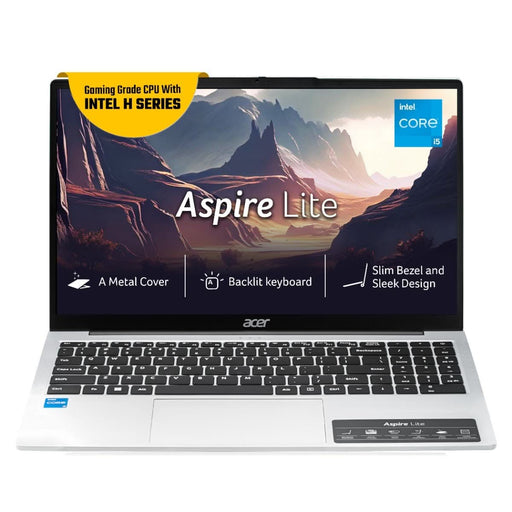 ACER ASPIRE AL15 - 52H UN.347SI.00A [CI5 - 12450H/16GB/512GB SSD/WIN11 HOME+MS24/15.6"/INTEGRATED GRAPHICS/1 YEAR(S)/SILVER/BACKLIT KBD] - SWIFT PERIPHERALS1095478
