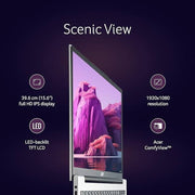 ACER ASPIRE AL15 - 52H UN.347SI.00U [CI7 - 13620H/16GB/512GB SSD/WIN11 HOME+MS24/15.6"/INTEGRATED GRAPHICS/1 YEAR(S)/SILVER] - SWIFT PERIPHERALS1094872
