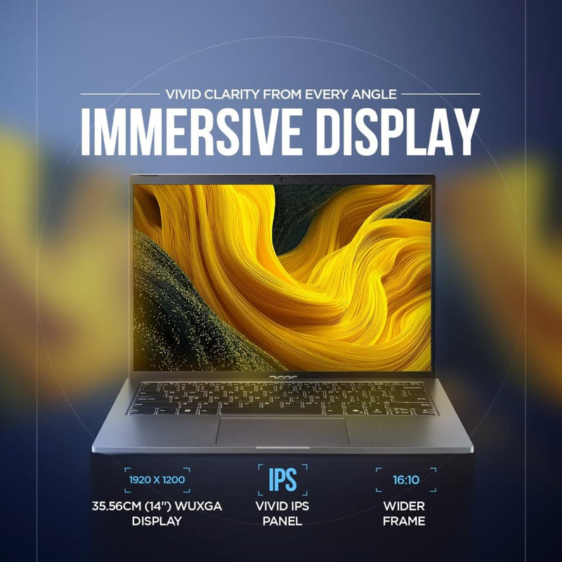 ACER ASPIRE GO 14 NX.JF5SI.001 [ULTRA5 - 125H/16GB/512GB SSD/WIN11 HOME+MS24/14.0"/INTEGRATED GRAPHICS/1 YEAR(S)/GREY] - SWIFT PERIPHERALS1094653