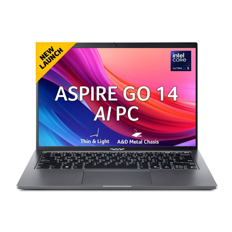 ACER ASPIRE GO 14 NX.JF5SI.001 [ULTRA5 - 125H/16GB/512GB SSD/WIN11 HOME+MS24/14.0"/INTEGRATED GRAPHICS/1 YEAR(S)/GREY] - SWIFT PERIPHERALS1094653