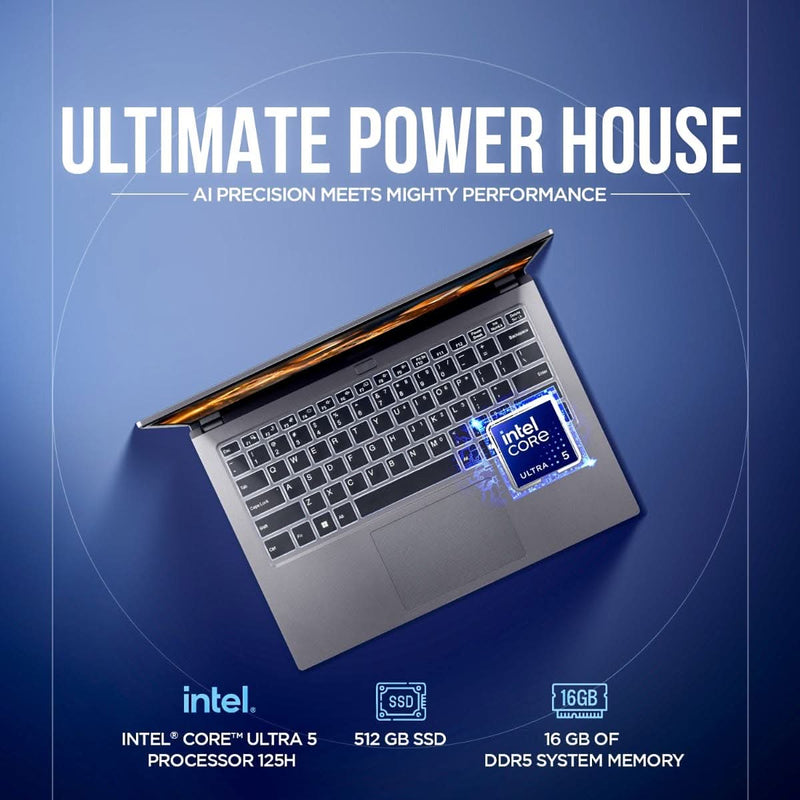 ACER ASPIRE GO 14 NX.JF5SI.001 [ULTRA5 - 125H/16GB/512GB SSD/WIN11 HOME+MS24/14.0"/INTEGRATED GRAPHICS/1 YEAR(S)/GREY] - SWIFT PERIPHERALS1094653
