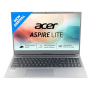 ACER ASPIRE LITE, 13TH GEN, INTEL CORE I3 - 1305U, 8GB RAM, 512GB SSD, FULL HD, 15.6"/39.62CM, WINDOWS 11 HOME, STEEL GRAY, 1.59KG, AL15 - 53, METAL BODY, 36 WHR, THIN AND LIGHT PREMIUM LAPTOP UN.34ESI.00D - SWIFT PERIPHERALSAcerLaptop-0051