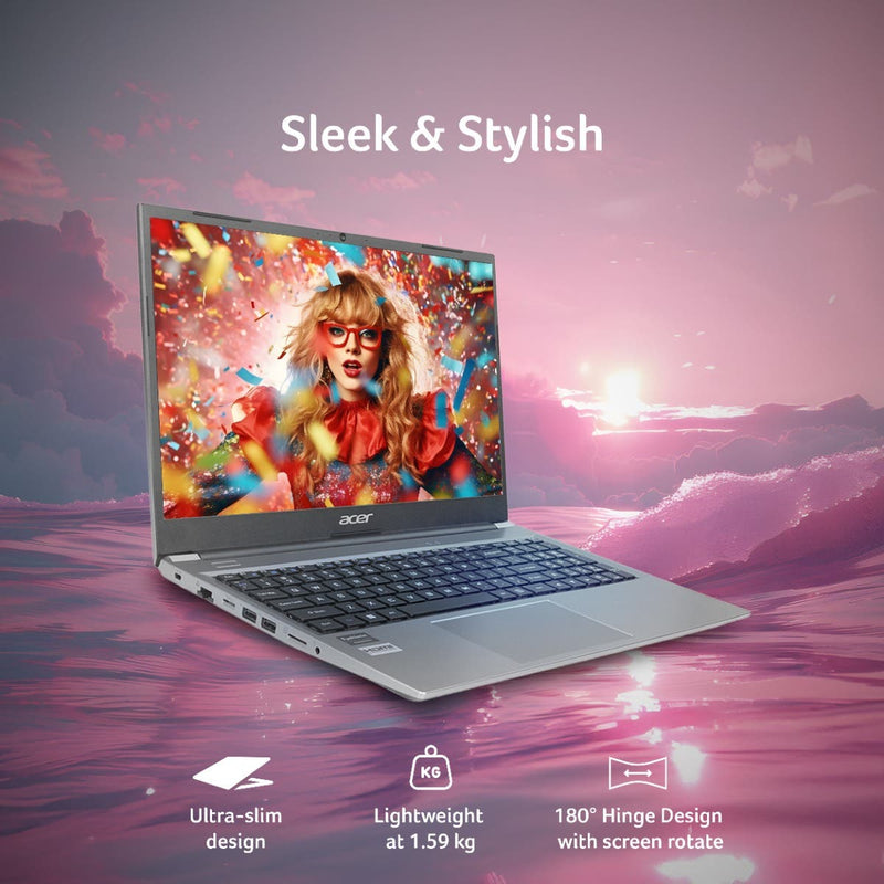 ACER ASPIRE LITE AL15 - 53 UN.34ESI.00H [CI5 - 1334U/16GB/512GB SSD/WIN11 HOME/15.6"/INTEGRATED GRAPHICS/1 YEAR(S)/GREY/BACKLIT KBD] - SWIFT PERIPHERALS1094983
