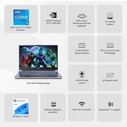ACER ASPIRE LITE AL15G - 52 UN.34CSI.002 [CI5 - 12450H 12TH GEN/16GB/512GB SSD/WIN11 HOME/15.6 INCH/4GB - RTX2050 GRAPHICS /1 YEAR(S)/GREY] - SWIFT PERIPHERALS1089889