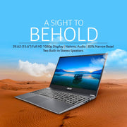 ACER ASPIRE LITE, AMD RYZEN 5 5625U PROCESSOR, 16 GB RAM, 512 GB SSD, FULL HD, 15.6"/39.62 CM, WINDOWS 11 HOME, MS OFFICE , STEEL GRAY, 1.59 KG, L15 - 41, THIN AND LIGHT LAPTOP UN.31ZSI.029 - SWIFT PERIPHERALS1096033