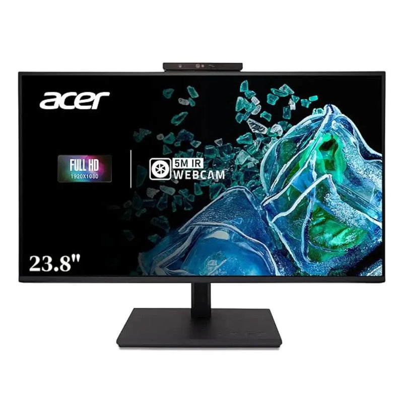 Acer B247Y D6 23.8" Full HD IPS Monitor with 5MP IR Adjustable Webcam - SWIFT PERIPHERALSB247Y-D6