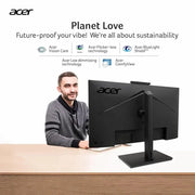Acer B247Y D6 23.8" Full HD IPS Monitor with 5MP IR Adjustable Webcam - SWIFT PERIPHERALSB247Y-D6