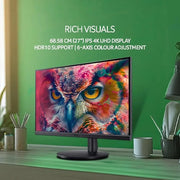 Acer CB272K 27" 60Hz 4ms 4K UHD IPS Monitor HDR10 Built - in Speakers - SWIFT PERIPHERALSCB272K