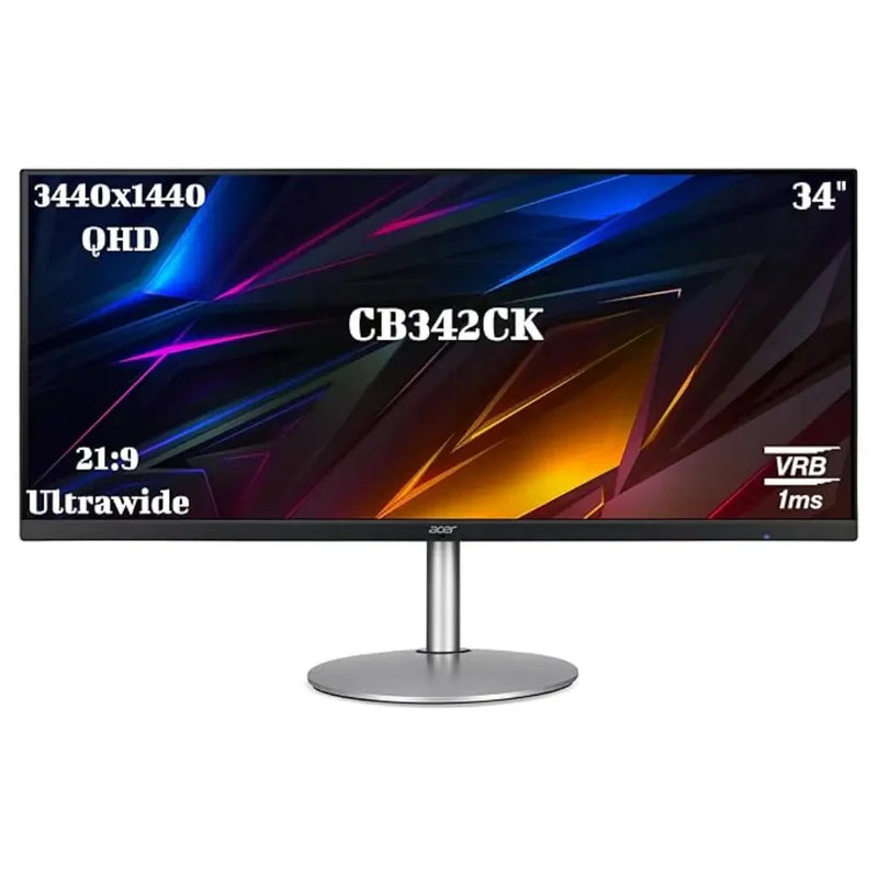 Acer CB342CK 34" 75Hz 1ms UltraWide IPS Monitor IPS Monitor - SWIFT PERIPHERALSCB342CK