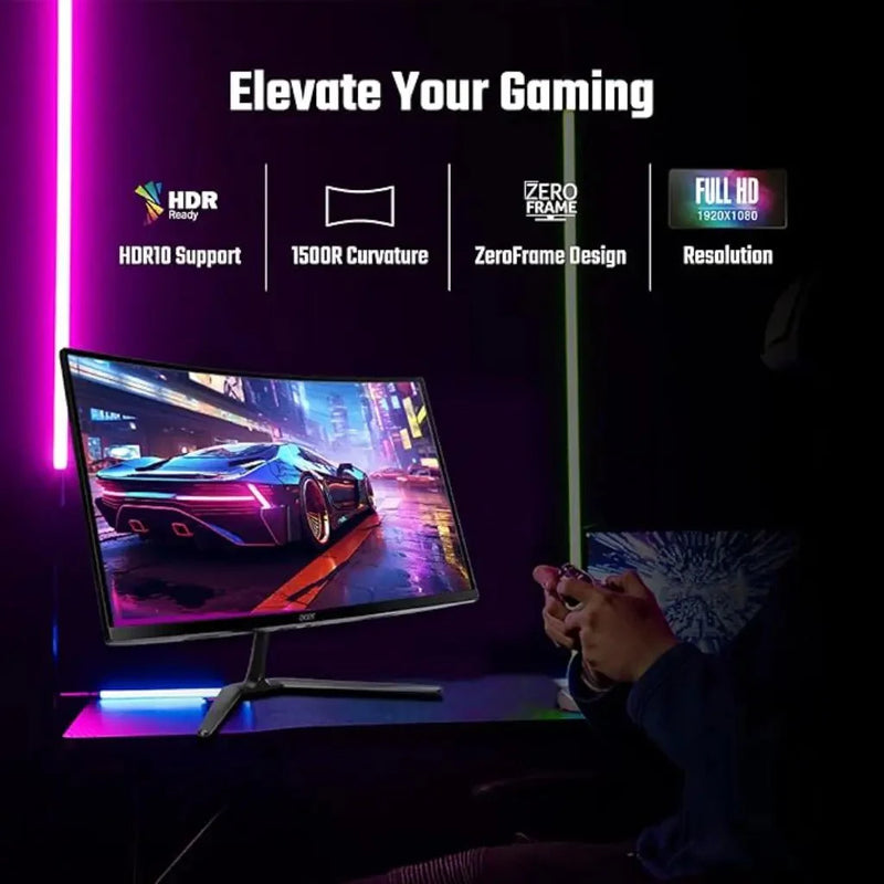 Acer ED320QR 31.5" 165Hz 1ms Full HD VA Panel 1500R Curved Gaming Monitor - SWIFT PERIPHERALSED320QR