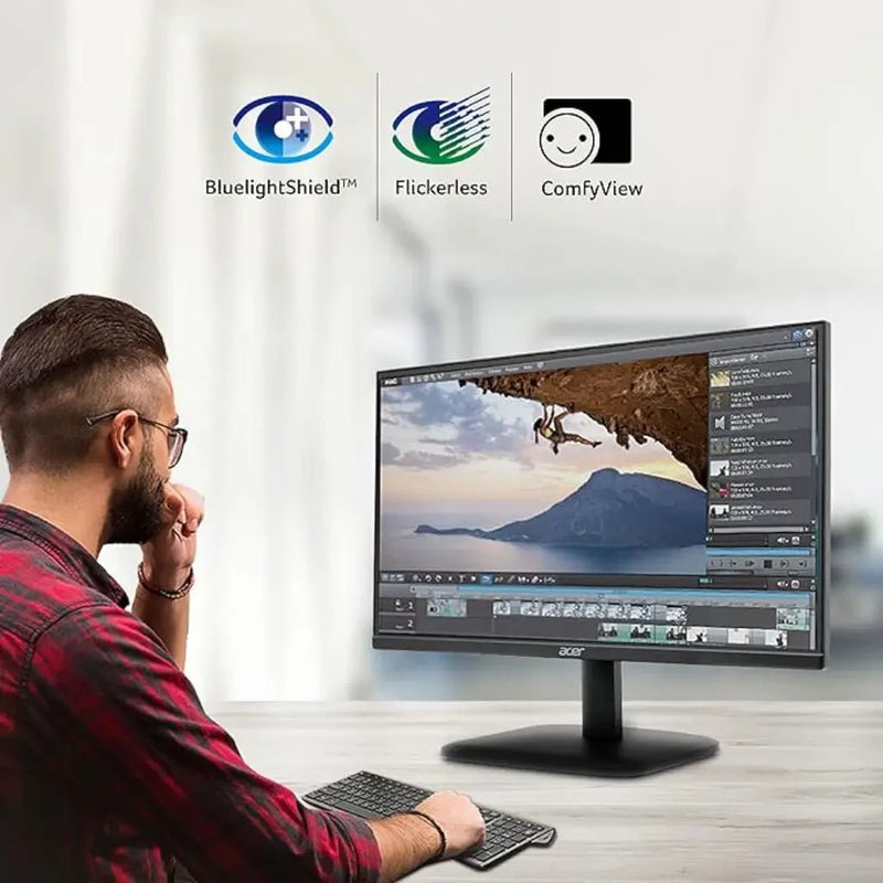 Acer EK220Q 21.5" 100Hz 1ms Full HD VA Panel LED Monitor - SWIFT PERIPHERALSEK220Q