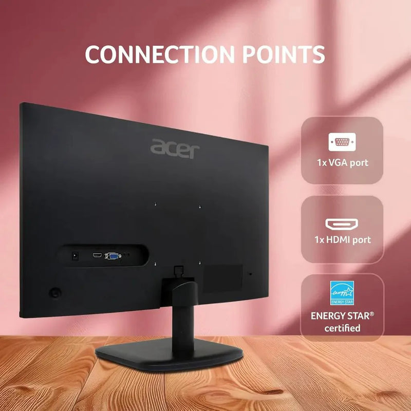 Acer EK240Y P6 23.8" 144Hz 1ms Full HD IPS LED Monitor HDMI & VGA Ports - SWIFT PERIPHERALSEK240Y-P6