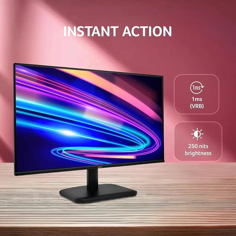 Acer EK240Y P6 23.8" 144Hz 1ms Full HD IPS LED Monitor HDMI & VGA Ports - SWIFT PERIPHERALSEK240Y-P6