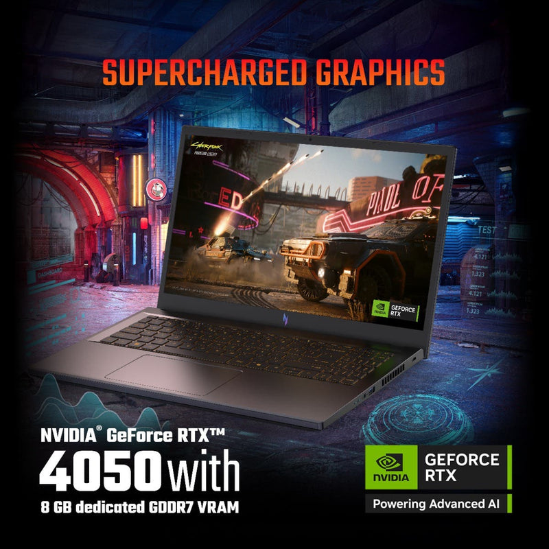 ACER NITRO V15 NH.QUASI.002 [CORE5 - 210H/16GB/512GB SSD/WIN11 HOME/15.6"/6GB - RTX4050 GRAPHICS/1 YEAR(S)/BLACK] - SWIFT PERIPHERALS1095731