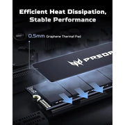 Acer Predator GM6 2TB NVMe PCIe Gen4 M.2 2280 Internal SSD - SWIFT PERIPHERALSBL.9BWWR.134