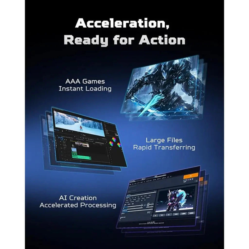 Acer Predator GM6 2TB NVMe PCIe Gen4 M.2 2280 Internal SSD - SWIFT PERIPHERALSBL.9BWWR.134