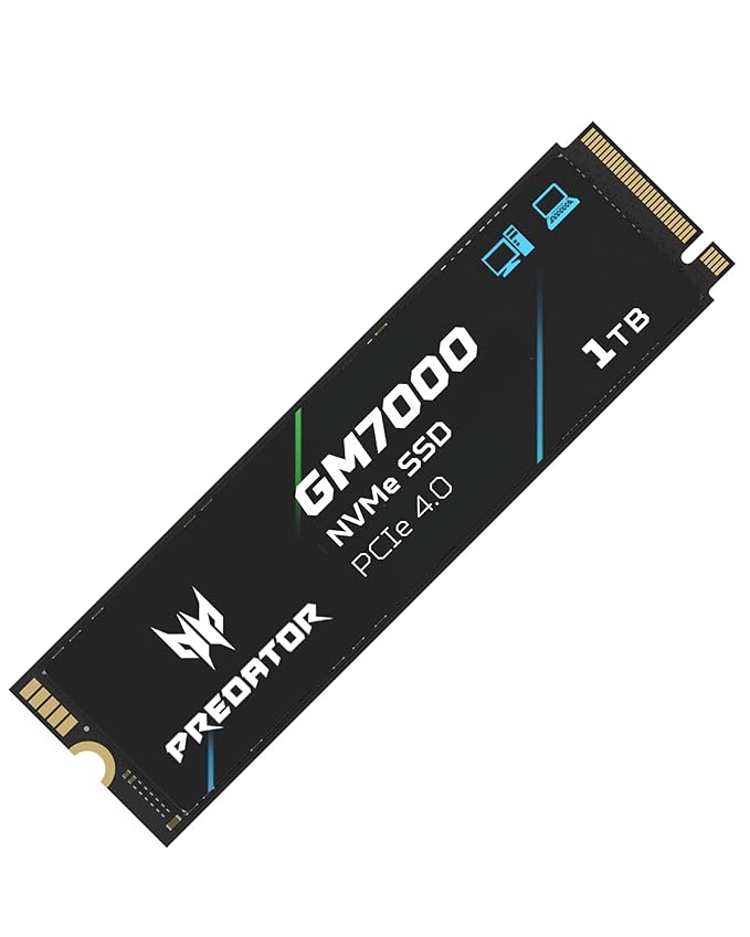 Acer Predator GM7000 1TB M.2 NVMe Gen4 Internal SSD - SWIFT PERIPHERALSBL-9BWWR-105