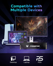 Acer Predator GM7000 2TB M.2 NVMe Gen4 Internal SSD - SWIFT PERIPHERALSBL-9BWWR-106