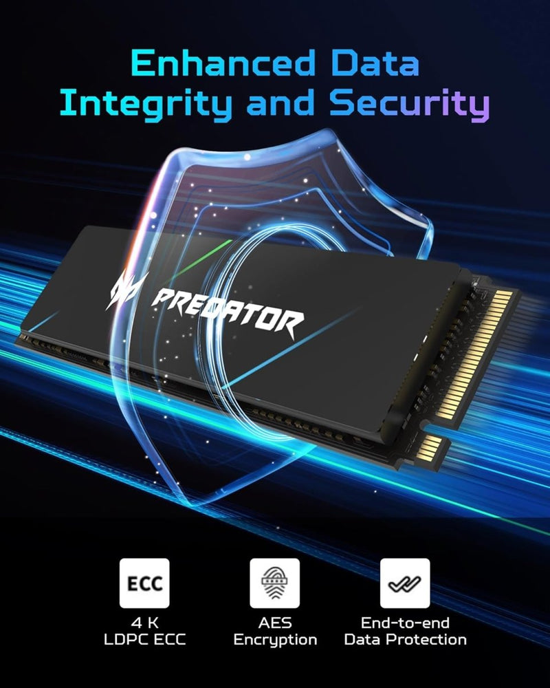 Acer Predator GM7000 4TB M.2 NVMe Gen4 Internal SSD - SWIFT PERIPHERALSBL-9BWWR-107