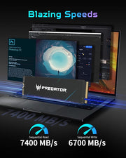 Acer Predator GM7000 4TB M.2 NVMe Gen4 Internal SSD - SWIFT PERIPHERALSBL-9BWWR-107