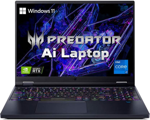 ACER PREDATOR HELIOS 16 INTEL CORE I7 14TH GEN 14700HX - (16 GB/1 TB SSD/WINDOWS 11 HOME/8 GB GRAPHICS/NVIDIA GEFORCE RTX 4070) PH16 - 72 GAMING LAPTOP (16 INCH, ABYSSAL BLACK) NH.QNXSI.004 - SWIFT PERIPHERALSNH.QNXSI.004