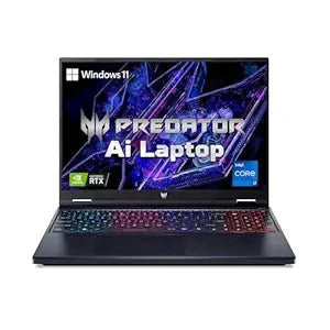 ACER PREDATOR HELIOS NEO 16 14TH GEN INTEL CORE I7 - 14700HX PROCESSOR LAPTOP (WINDOWS 11 HOME/ 16 GB RAM/512 GB SSD/NVIDIA GEFORCE RTX 4050)PHN16 - 72 WITH 40.64 CM (16.0 INCH) IPS, BACKLIT KEYBOARD, ABYSSAL BLACK,2.8 KG UN.QNPSI.005 - SWIFT PERIPHERALSAcerLaptop-0031