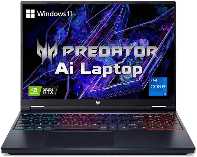 ACER PREDATOR HELIOS NEO 16 2024 INTEL CORE I7 14TH GEN 14700HX - (16 GB/1 TB SSD/WINDOWS 11 HOME/6 GB GRAPHICS/NVIDIA GEFORCE RTX 4050) PHN16 - 72 - 77GZ GAMING LAPTOP (16 INCH, ABYSSAL BLACK) NH.QNPSI.002 - SWIFT PERIPHERALS1089874