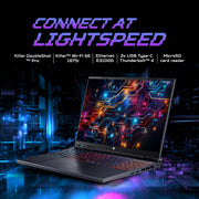 ACER PREDATOR HELIOS NEO 16, GAMING LAPTOP, INTEL CORE I7 14TH GEN - 14700HX PROCESSOR, NVIDIA GEFORCE RTX 4050 - 6 GB GDDR6(16 GB RAM/1 TB GB SSD) WUXGA IPS DISPLAY , 16"/ 40.6 CM, 165 HZ, WIN 11 HOME, ABYSSAL BLACK, 2.8 KG, PHN16 - 72 UN.QNPSI.007 - SWIFT PERIPHERALS1093382