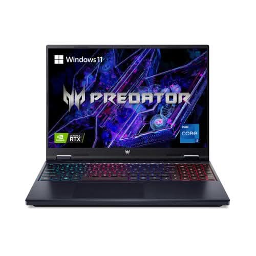 ACER PREDATOR HELIOS NEO 16, GAMING LAPTOP, INTEL CORE I7 14TH GEN - 14700HX PROCESSOR, NVIDIA GEFORCE RTX 4050 - 6 GB GDDR6(16 GB RAM/1 TB GB SSD) WUXGA IPS DISPLAY , 16"/ 40.6 CM, 165 HZ, WIN 11 HOME, ABYSSAL BLACK, 2.8 KG, PHN16 - 72 UN.QNPSI.007 - SWIFT PERIPHERALS1093382