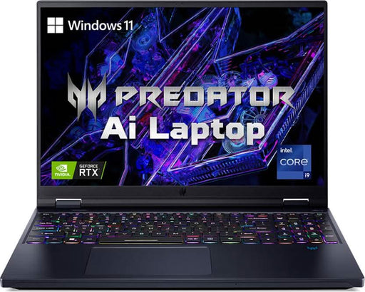 ACER PREDATOR HELIOS PH16 - 72 NH.QNZSI.002 [CI9 - 14900HX 14TH GEN/32GB/1TB SSD/WIN11 HOME/16.0 INCH/12GB - RTX4080 GRAPHICS /1 YEAR(S)/BLACK] - SWIFT PERIPHERALS1089904