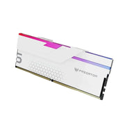 Acer Predator Hermes RGB 48GB (24GBx2) DDR5 RAM 7200MHz CL36 288 - Pin Desktop Memory - White - SWIFT PERIPHERALSBL.9BWWR.447