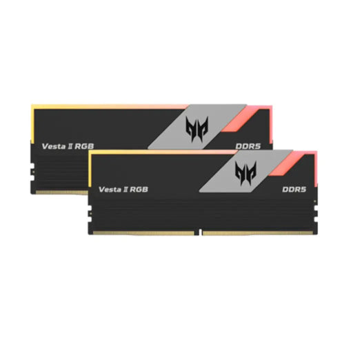 Acer Predator Vesta II RGB 32GB (16GBx2) DDR5 RAM 6000MHz CL30 288 - Pin Desktop Gaming Memory - SWIFT PERIPHERALSBL.9BWWR.327