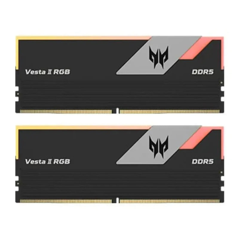 Acer Predator Vesta II RGB 32GB (16GBx2) DDR5 RAM 6000MHz CL32 288 - Pin Desktop Gaming Memory - SWIFT PERIPHERALSBL.9BWWR.378