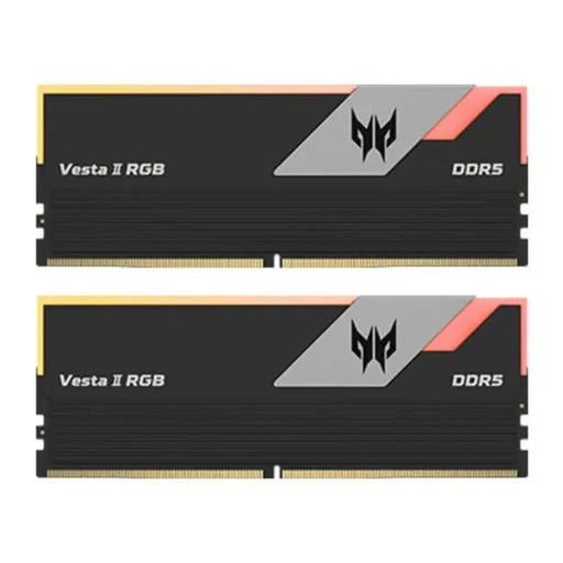 Acer Predator Vesta II RGB 32GB (16GBx2) DDR5 RAM 6000MHz CL32 288 - Pin Desktop Gaming Memory - SWIFT PERIPHERALSBL.9BWWR.378
