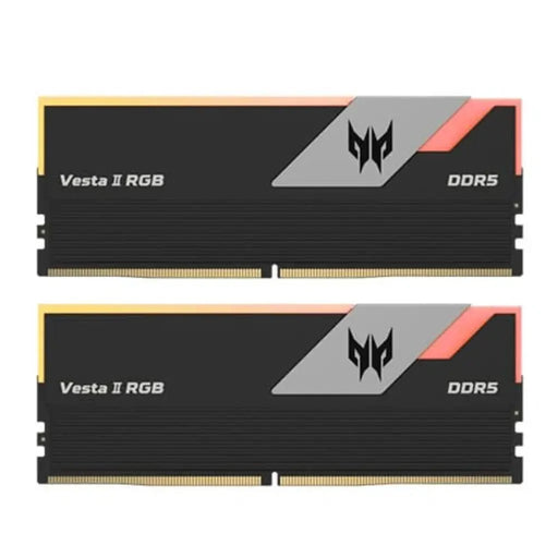 Acer Predator Vesta II RGB 32GB (16GBx2) DDR5 RAM 6000MHz CL36 288 - Pin Gaming Desktop Memory - SWIFT PERIPHERALSBL.9BWWR.652