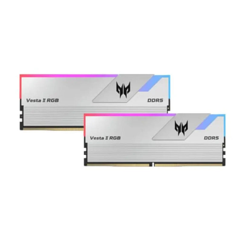 Acer Predator Vesta II RGB 32GB (2x16GB) DDR5 RAM 6000MHz CL30 288 - Pin Desktop Gaming Memory - SWIFT PERIPHERALSBL.9BWWR.366